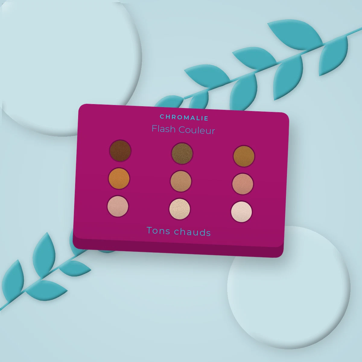 Palette yeux Flash Couleur à l'huile d'argan – Chromalie, photo d'ambiance