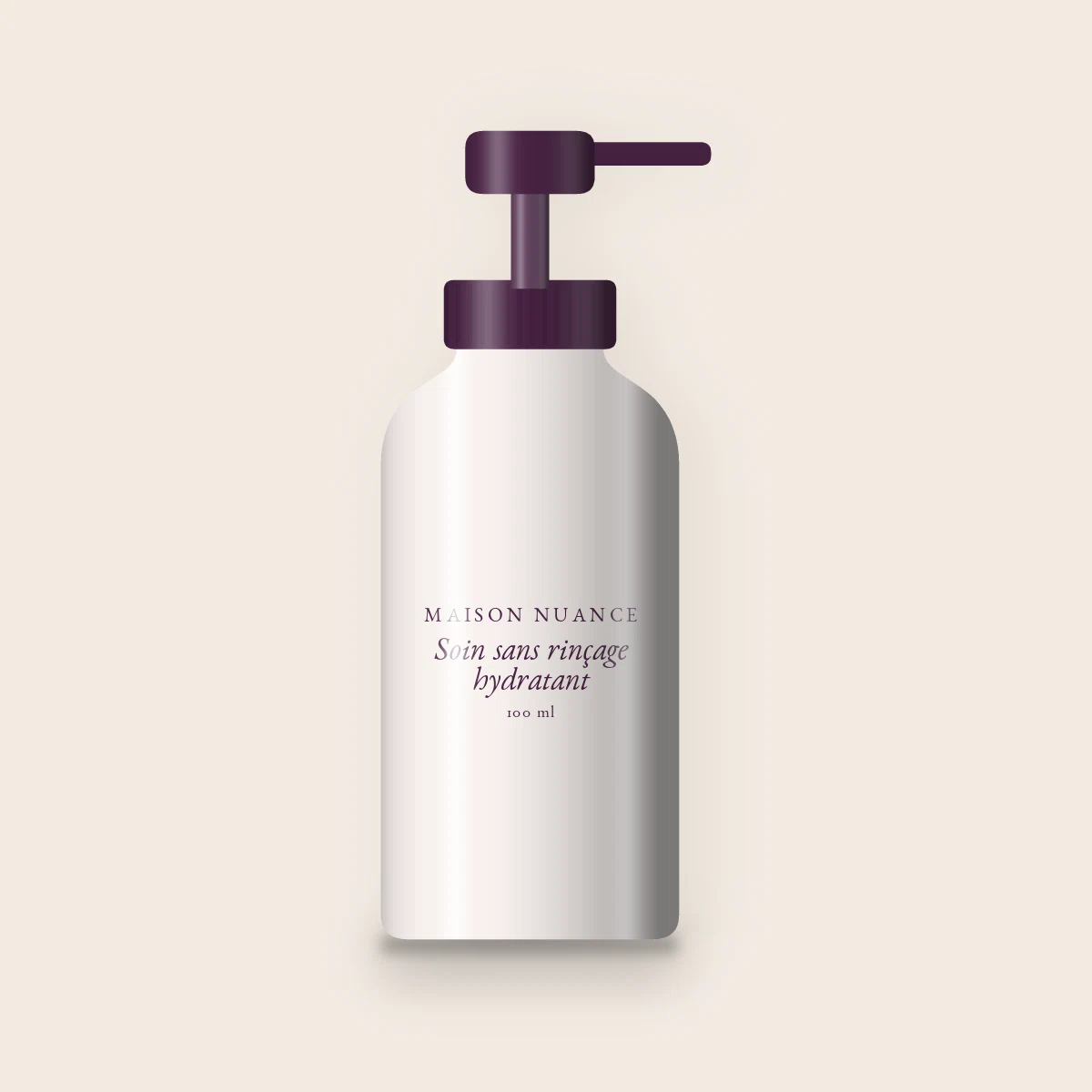 Soin sans rinçage hydratant à l'extrait de canneberge – Maison Nuance, flacon-pompe 100 ml