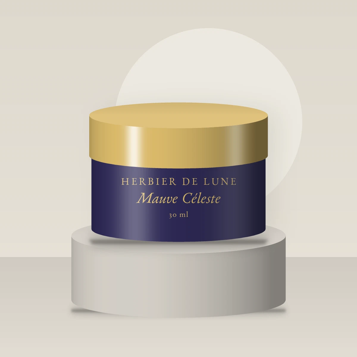 Soin anti-âge velouté Mauve Céleste – Herbier de Lune, photo d'ambiance