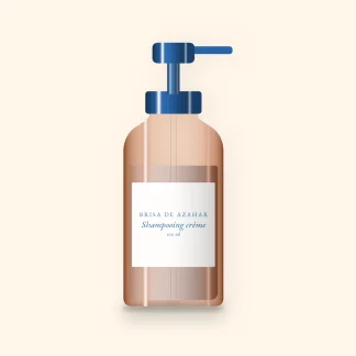 Shampooing crème aux protéines de riz – Brisa de Azahar, flacon-pompe 100 ml