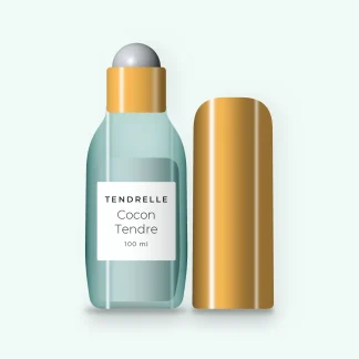 Déodorant Cocon Tendre soin efficacité douce – Tendrelle, flacon roll-on 100 ml