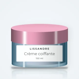 Crème coiffante réactivatrice de boucles aux protéines de quinoa – Lissandre, pot 150 ml