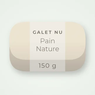 Savon Pain Nature à l'huile d'avocat – Galet Nu, pain 150 g