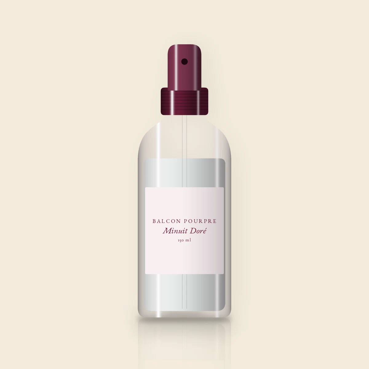 Brume Minuit Doré douce – Balcon Pourpre, flacon spray 150 ml