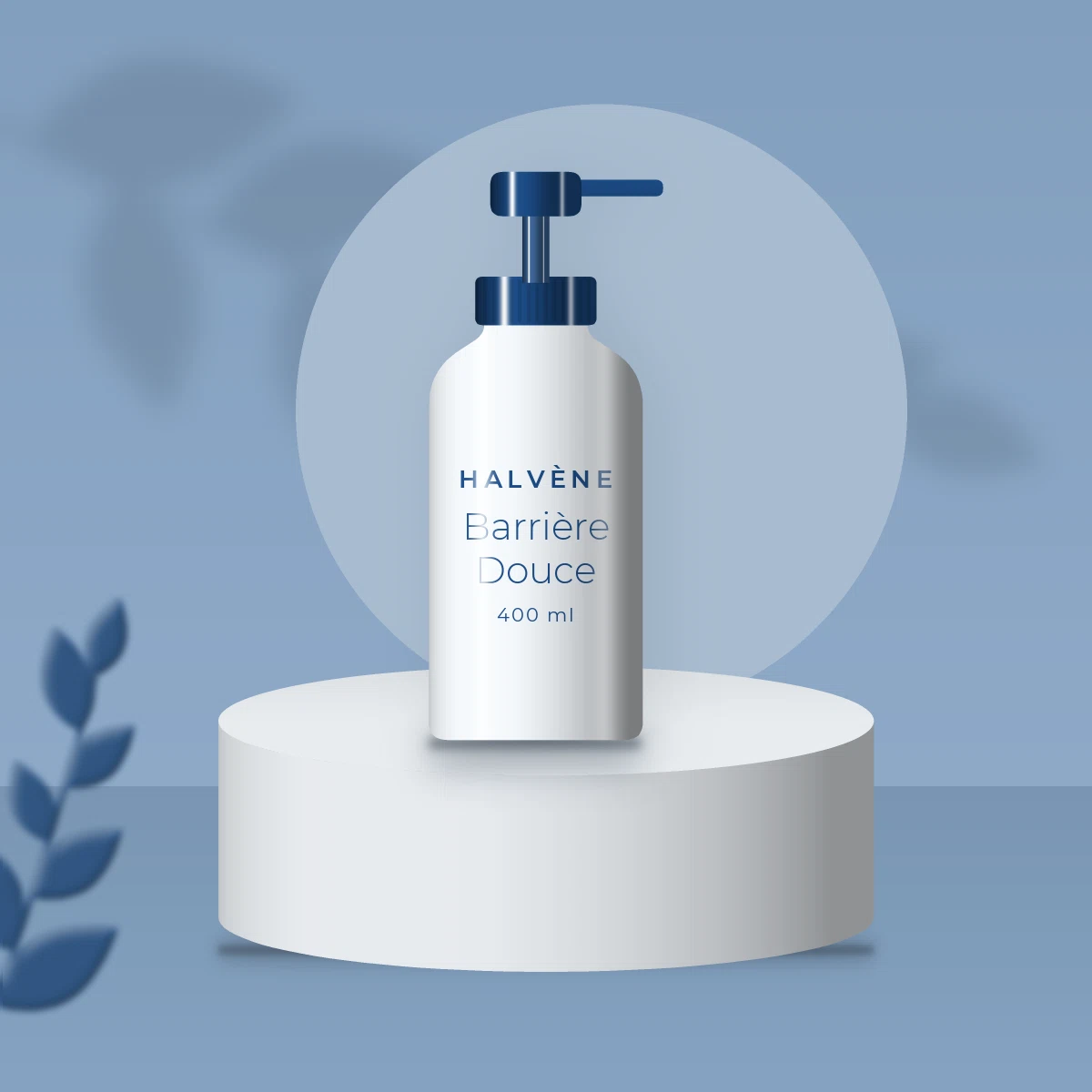 Nettoyant visage équilibrant Barrière Douce – Halvène, photo d'ambiance