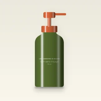Soin sans rinçage restructurant à l'eau de coco – Les Jardins d'Aulne, flacon-pompe 150 ml