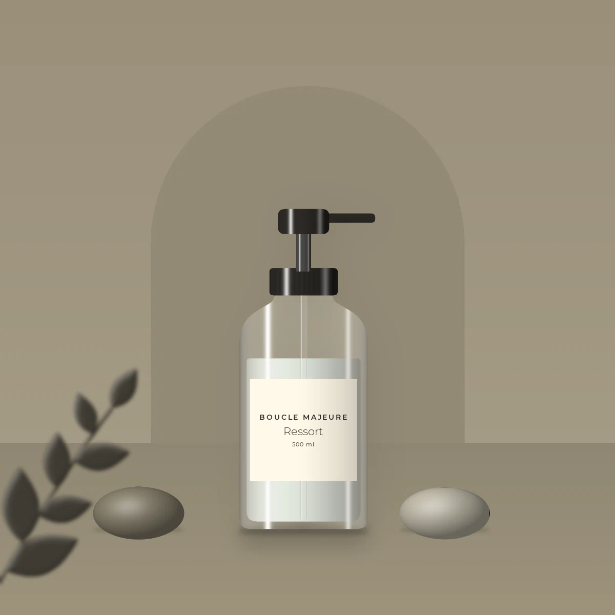 Shampooing brillance Ressort – Boucle Majeure, photo d'ambiance
