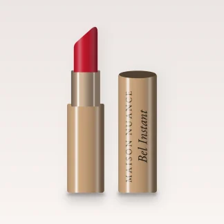 Rouge à lèvres Bel Instant à la fleur de cerisier – Maison Nuance, étui 3,8 g, teinte 14 Rouge classique