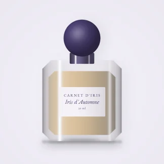 Parfum Iris d'Automne magistral aux aiguilles de sapin – Carnet d'Iris, flacon 30 ml