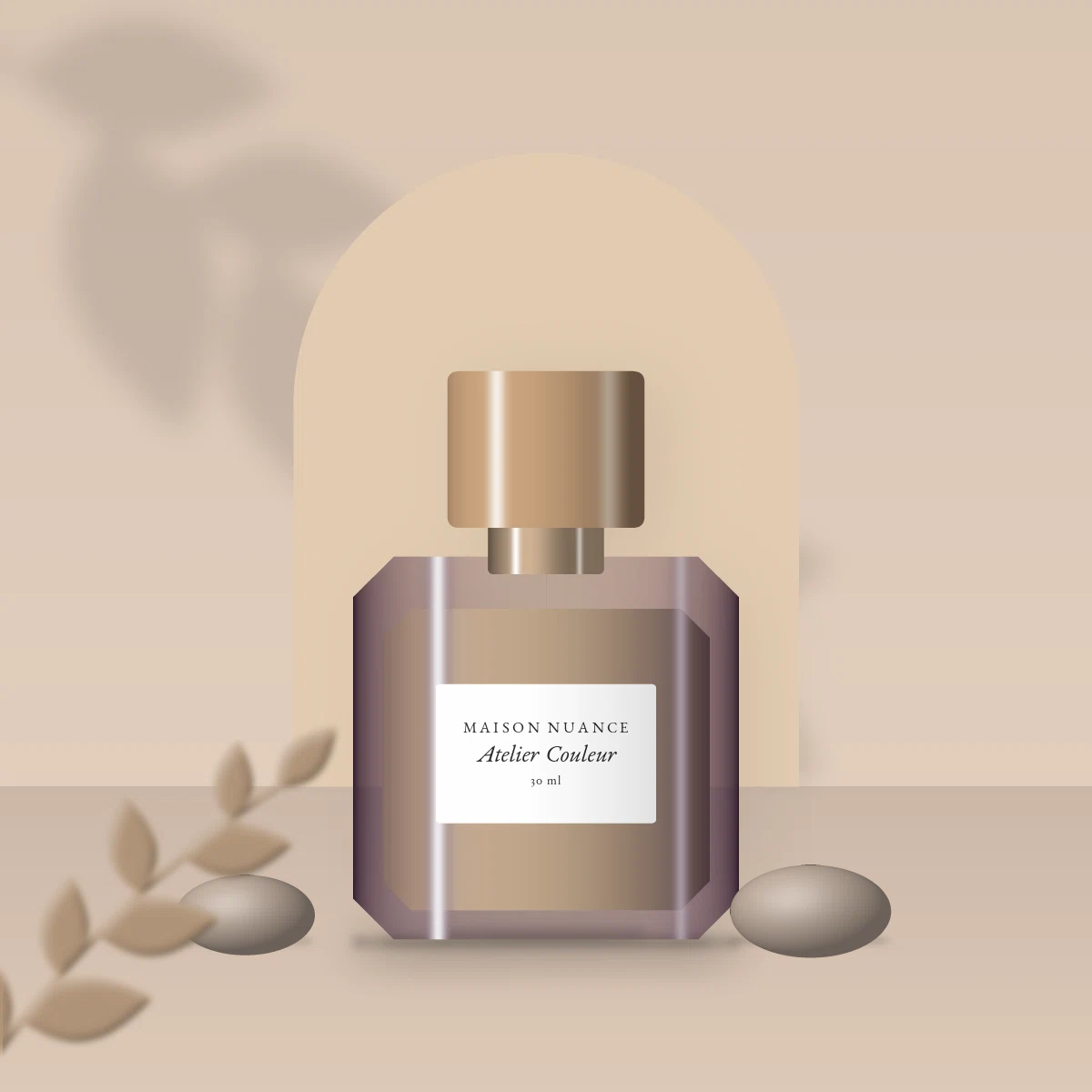 Parfum Atelier Couleur ardent à la bergamote – Maison Nuance, photo d'ambiance