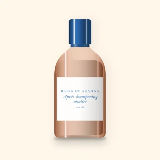 Après-shampooing vitalité à l'extrait de canneberge – Brisa de Azahar, flacon 200 ml