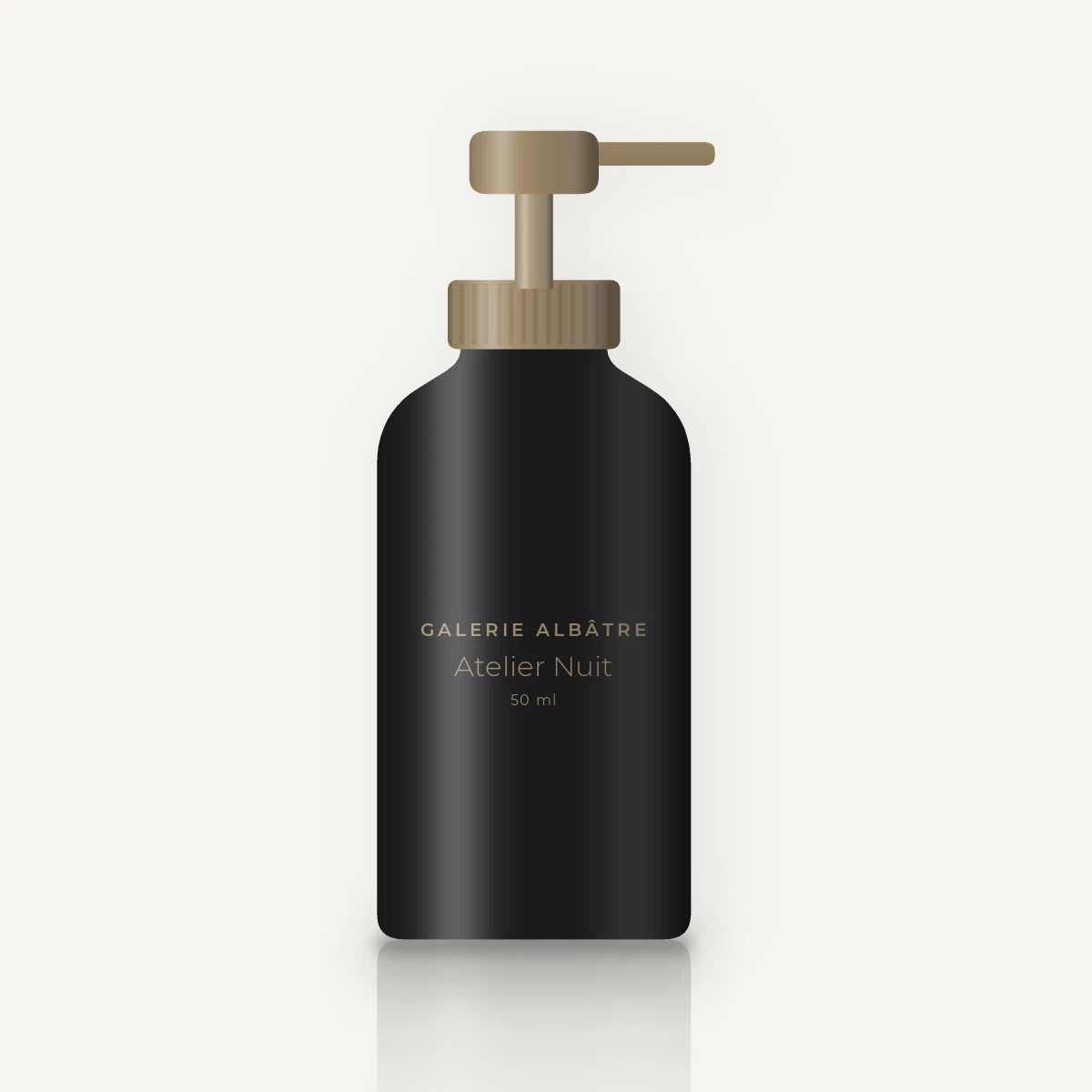 Baume après-rasage assouplissant Atelier Nuit – Galerie Albâtre, flacon-pompe 50 ml