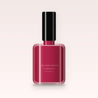 Vernis à ongles Projecteur à l'acide hyaluronique – Coulisse Rouge, flacon 12 ml, teinte 09 Framboise