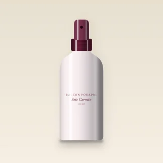 Brume Soie Carmin douce au litchi – Balcon Pourpre, flacon spray 100 ml