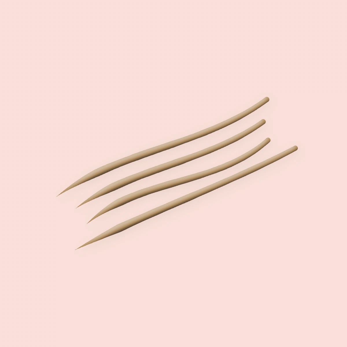 Crayon à sourcils estompable Pluie Fine – Yukimori, aperçu de la teinte 02 Blond doré