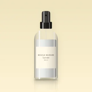 Soin sans rinçage thermoprotecteur Spirale – Boucle Majeure, flacon spray 150 ml