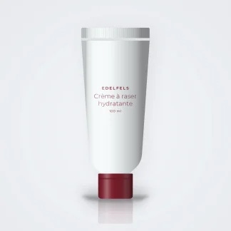 Crème à raser hydratante à la sauge sclarée – Edelfels, tube 100 ml