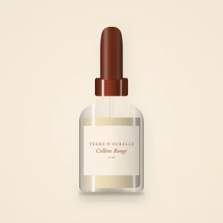 Colline Rouge sérum peau neuve – Terre d'Ocrelle, flacon compte-gouttes 15 ml