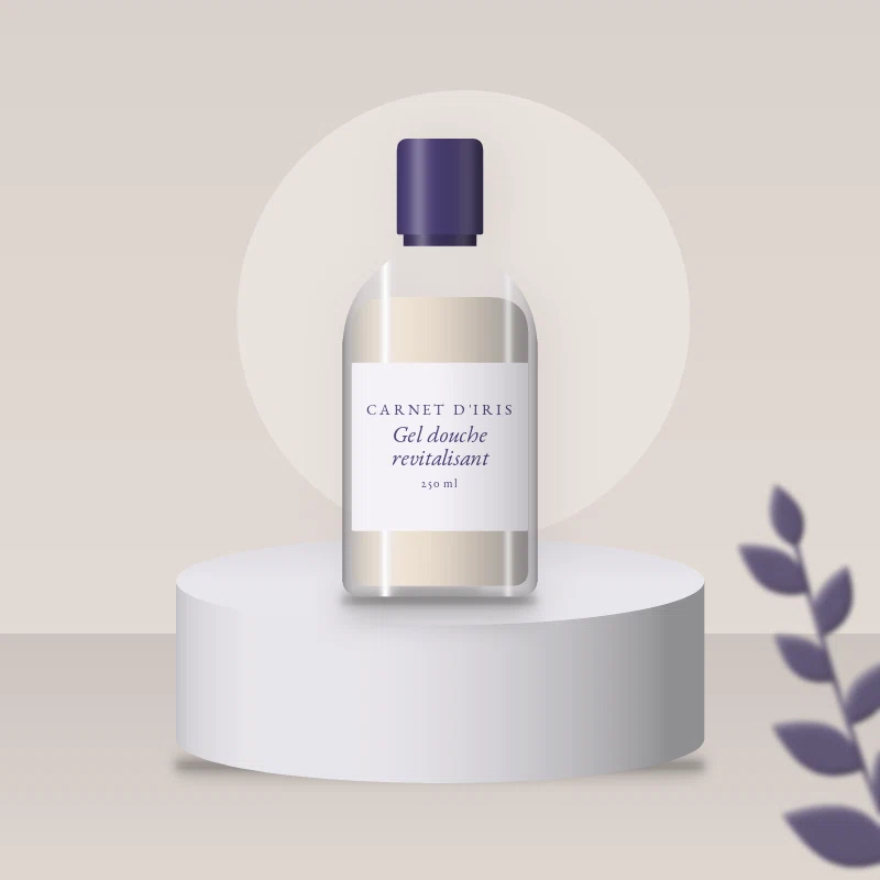 Gel douche et bain revitalisant à l'huile de baobab – Carnet d'Iris, photo d'ambiance