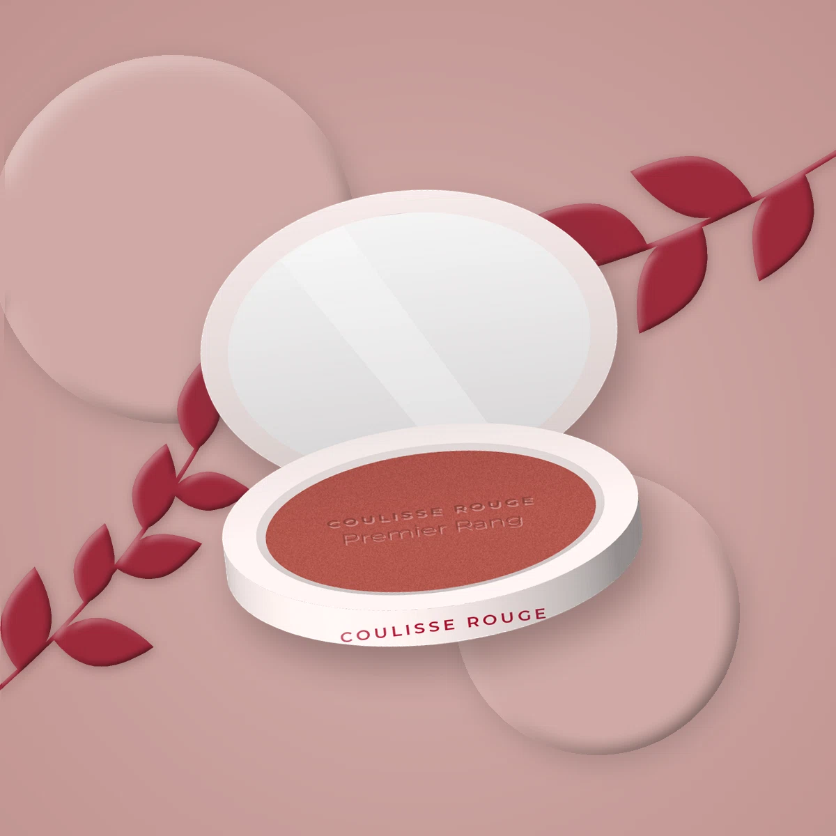 Blush Premier Rang résistant à l'eau – Coulisse Rouge, photo d'ambiance