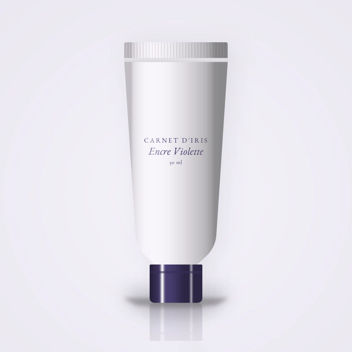 Crème mains Encre Violette délicate – Carnet d'Iris, tube 50 ml