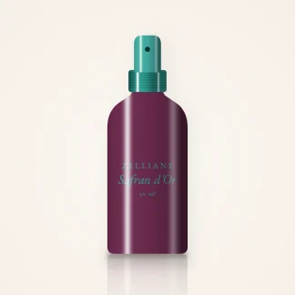 Déodorant Safran d'Or efficacité douce – Zelliane, flacon spray 50 ml