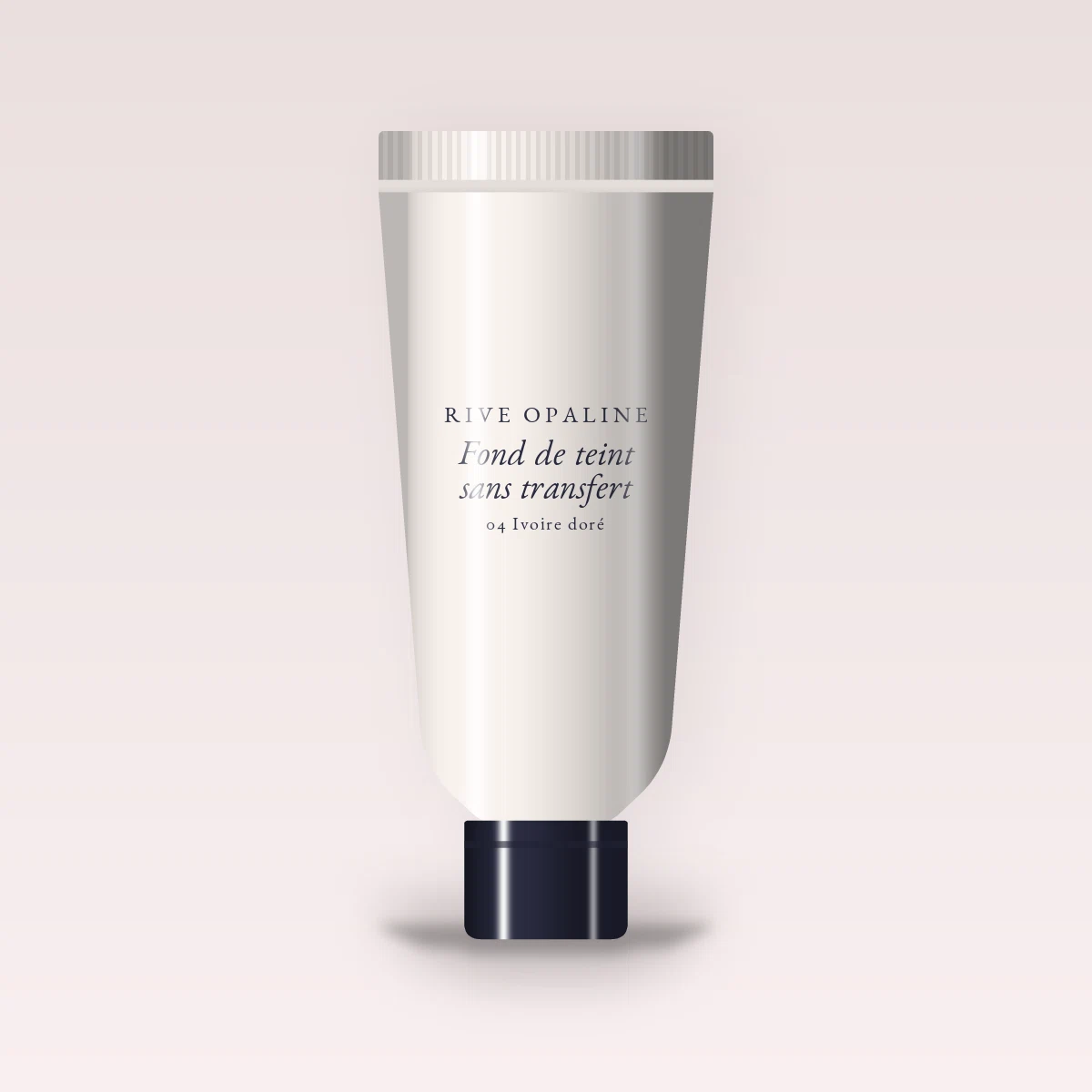 Fond de teint sans transfert à la centella asiatica – Rive Opaline, tube 35 ml, teinte 04 Ivoire doré
