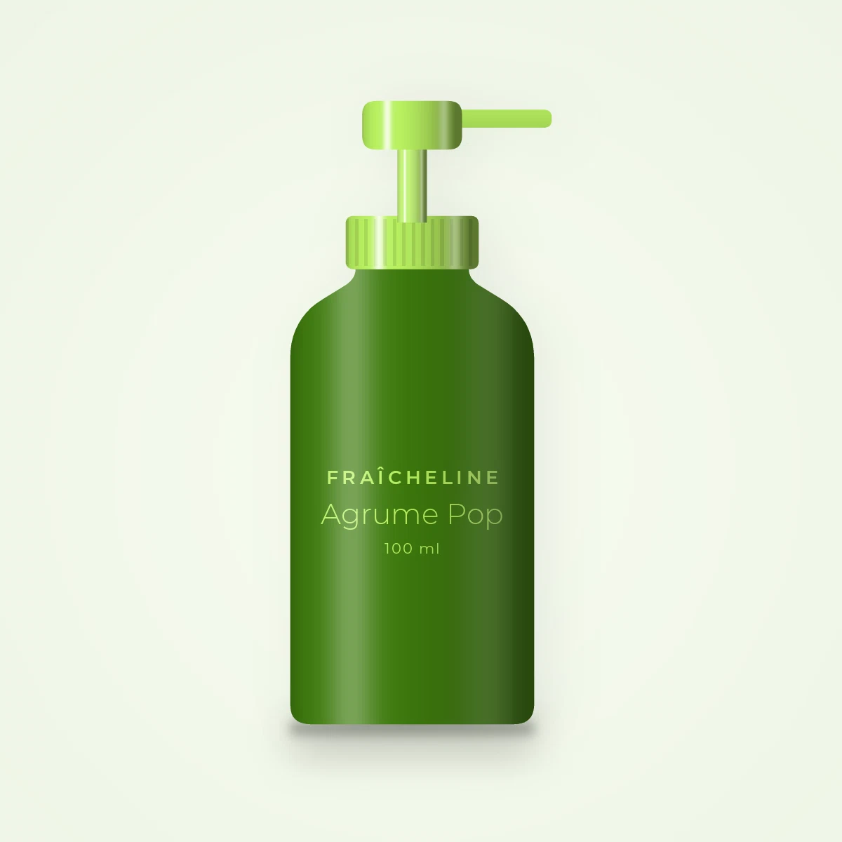 Soin visage détox Agrume Pop – Fraîcheline, flacon-pompe 100 ml