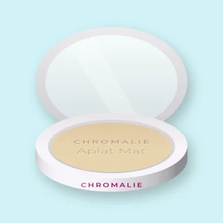Enlumineur Aplat Mat à l'huile de jojoba – Chromalie, boîtier 4,5 g, teinte Champagne