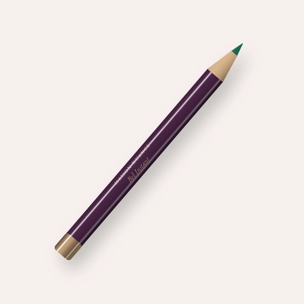 Eyeliner Bel Instant trait fin – Maison Nuance, crayon 1,2 g, teinte Vert émeraude