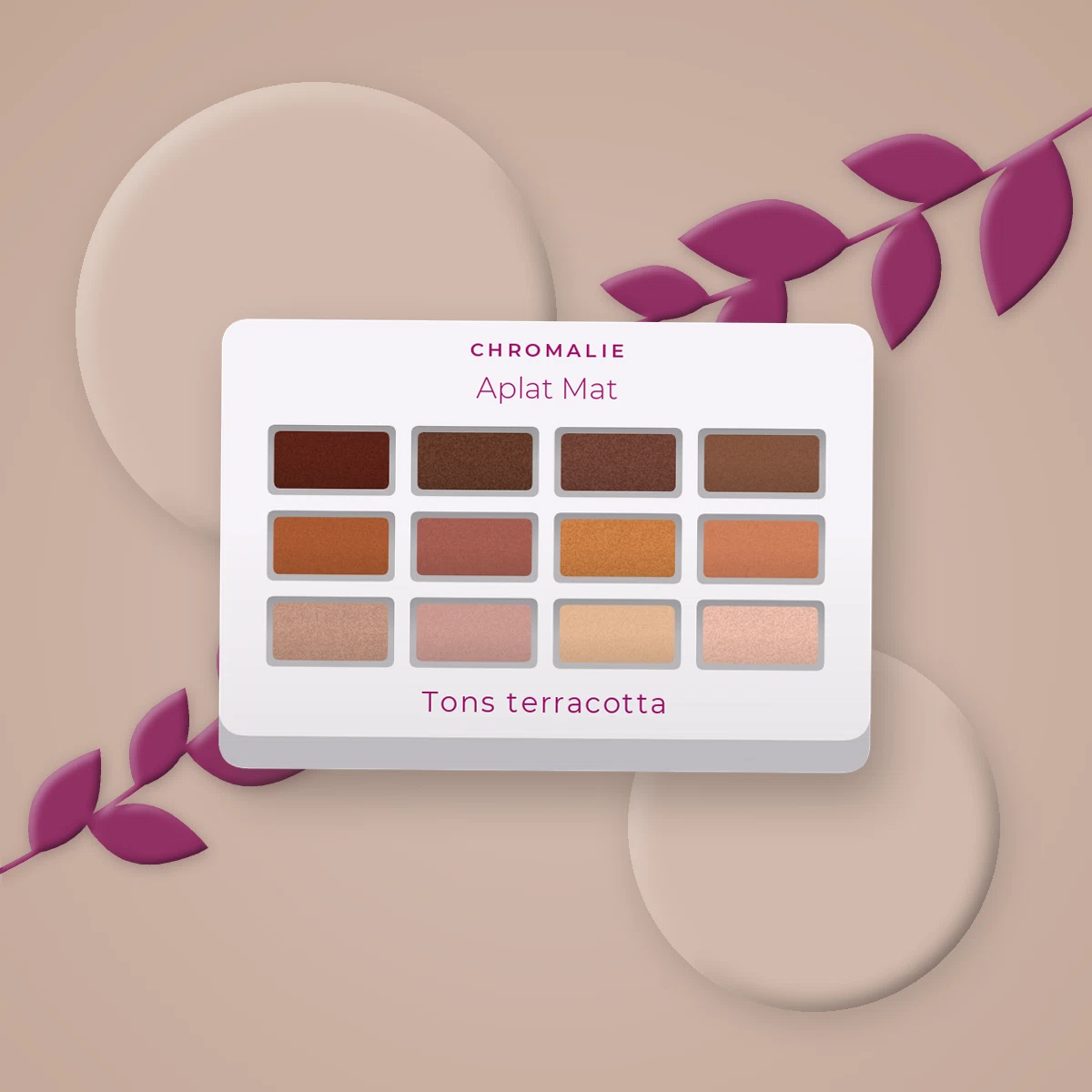 Palette yeux Aplat Mat sans effet poudreux – Chromalie, photo d'ambiance