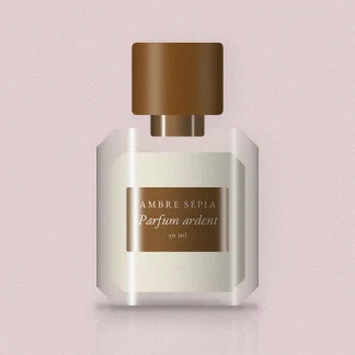Parfum ardent au romarin pour homme – Ambre Sépia, flacon 50 ml