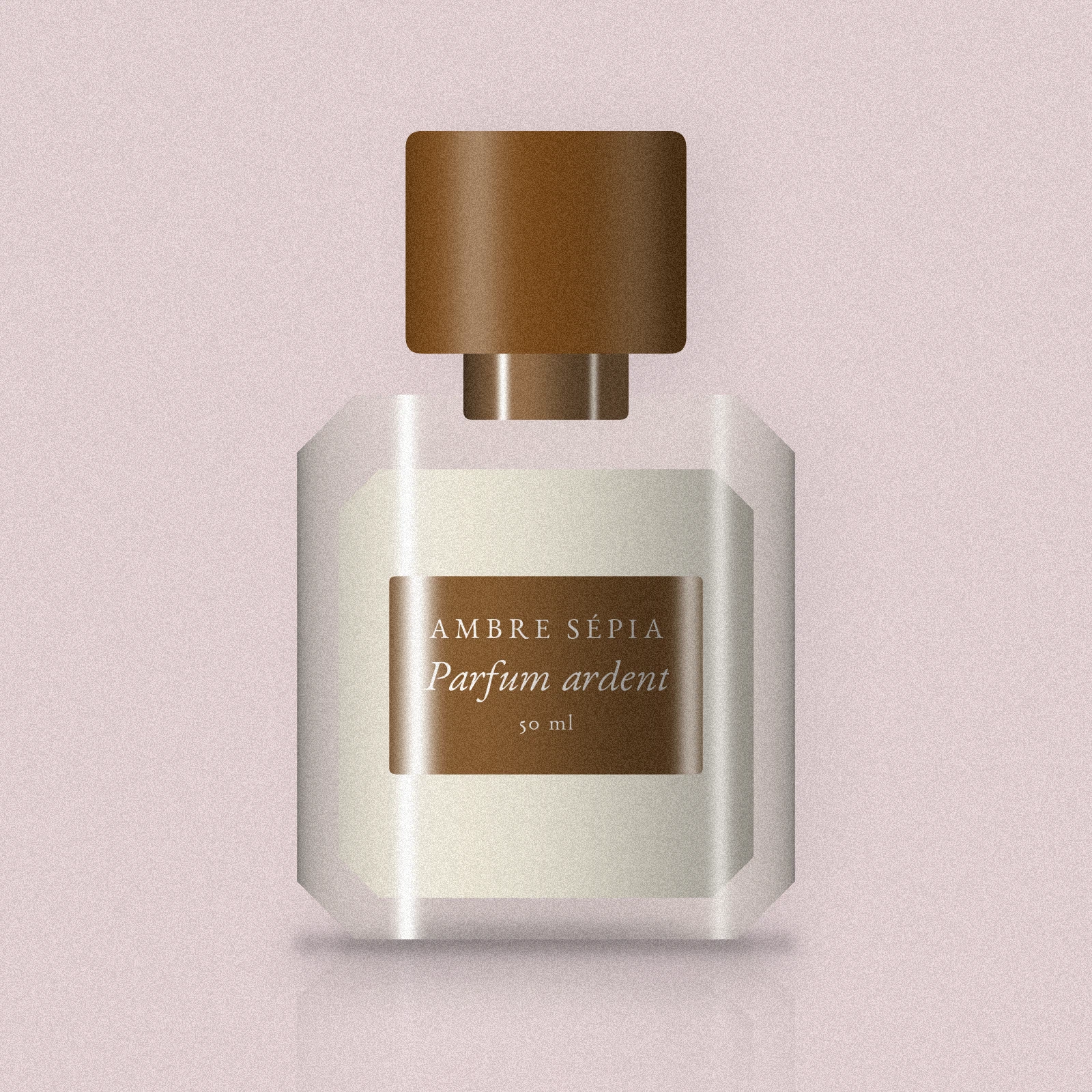 Parfum ardent au romarin pour homme – Ambre Sépia, flacon 50 ml