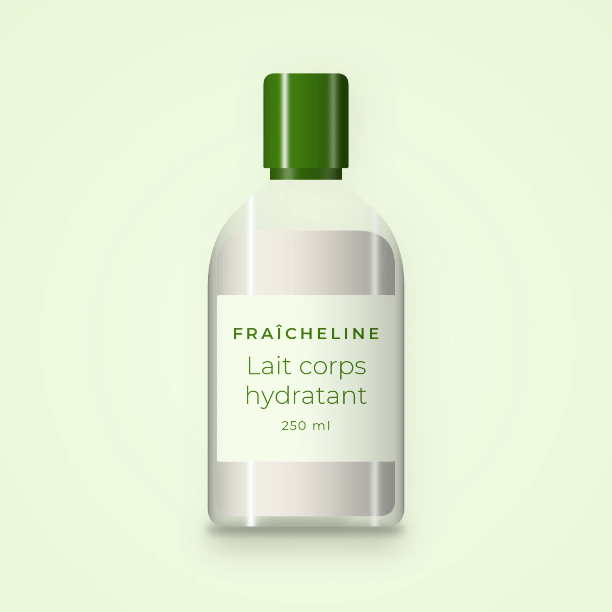 Lait corps hydratant au beurre de cacao – Fraîcheline, flacon 250 ml