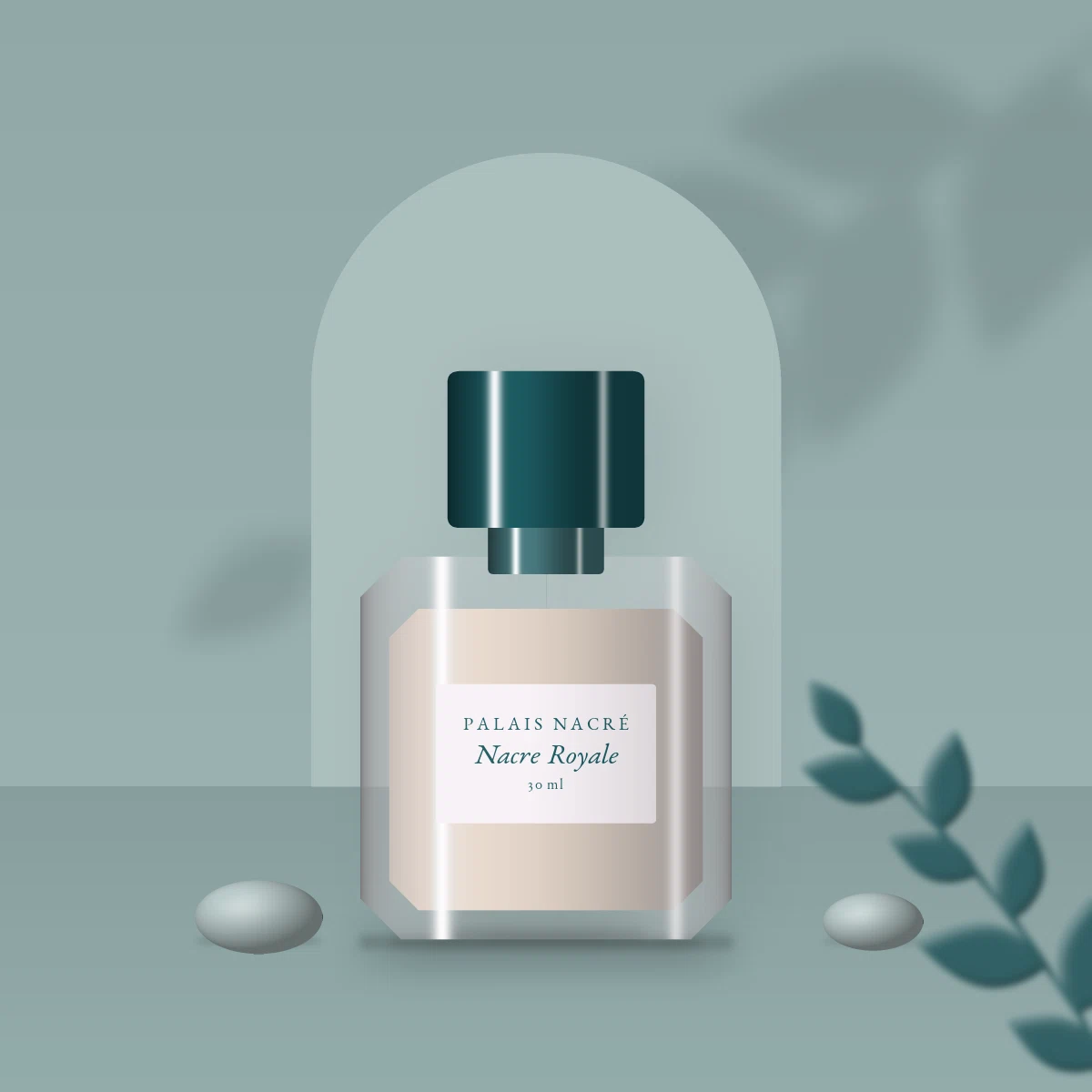 Parfum Nacre Royale organique à la vanille – Palais Nacré, photo d'ambiance
