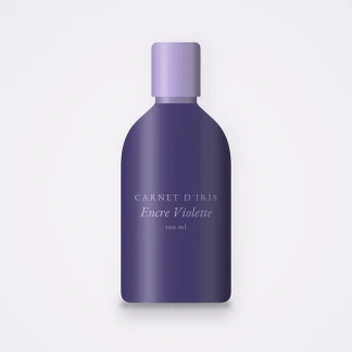 Lait solaire Encre Violette réconfortant SPF 50 – Carnet d'Iris, flacon 100 ml