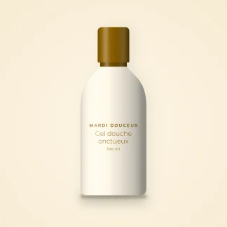 Gel douche et bain onctueux à la pastèque – Mardi Douceur, flacon 100 ml