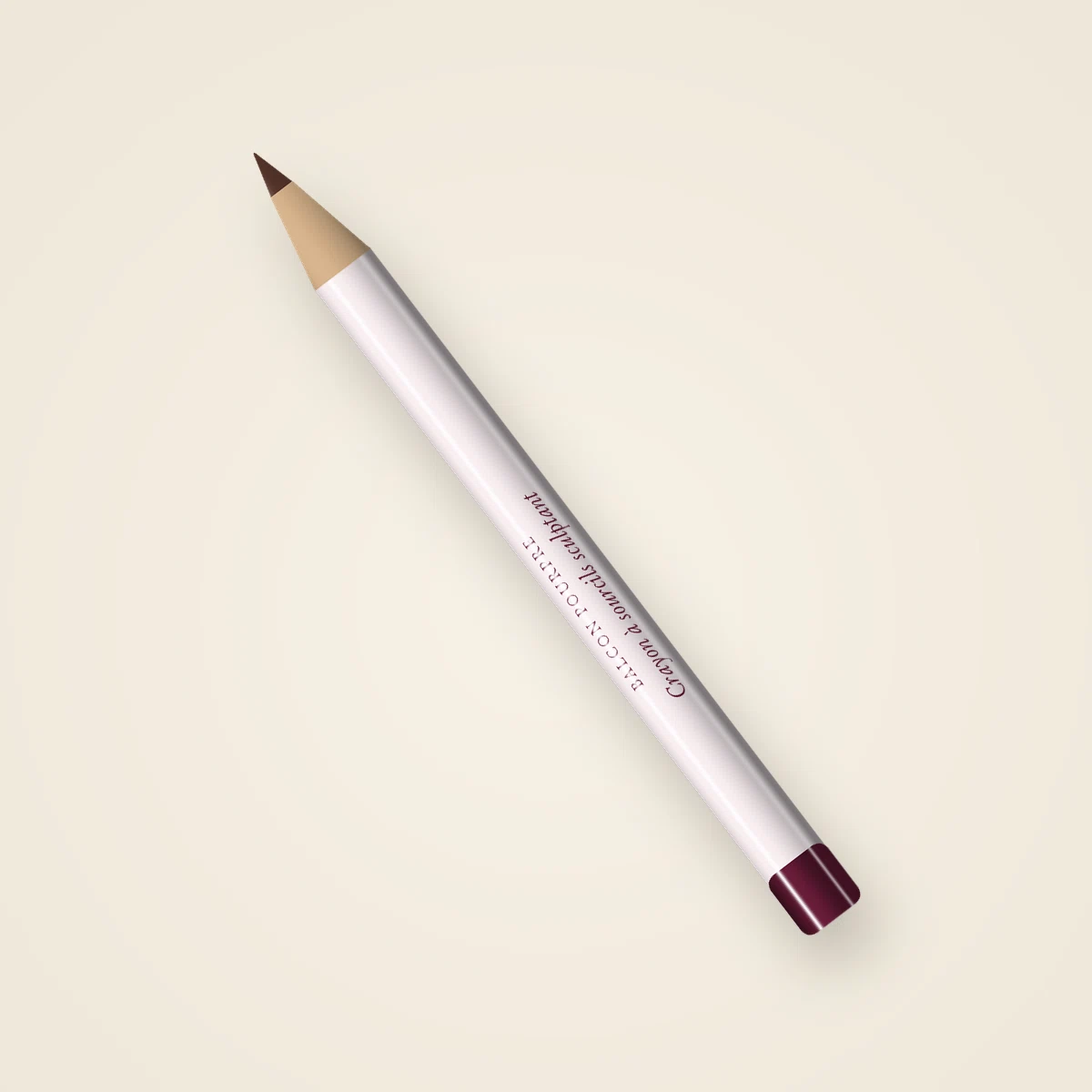 Crayon à sourcils sculptant à l'huile de jojoba – Balcon Pourpre, 1,1 g, teinte 11 Brun chaud