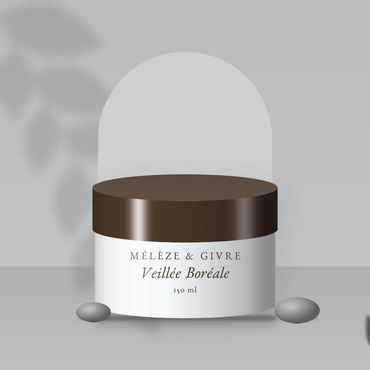 Masque capillaire hydratation intense Veillée Boréale – Mélèze & Givre, photo d'ambiance
