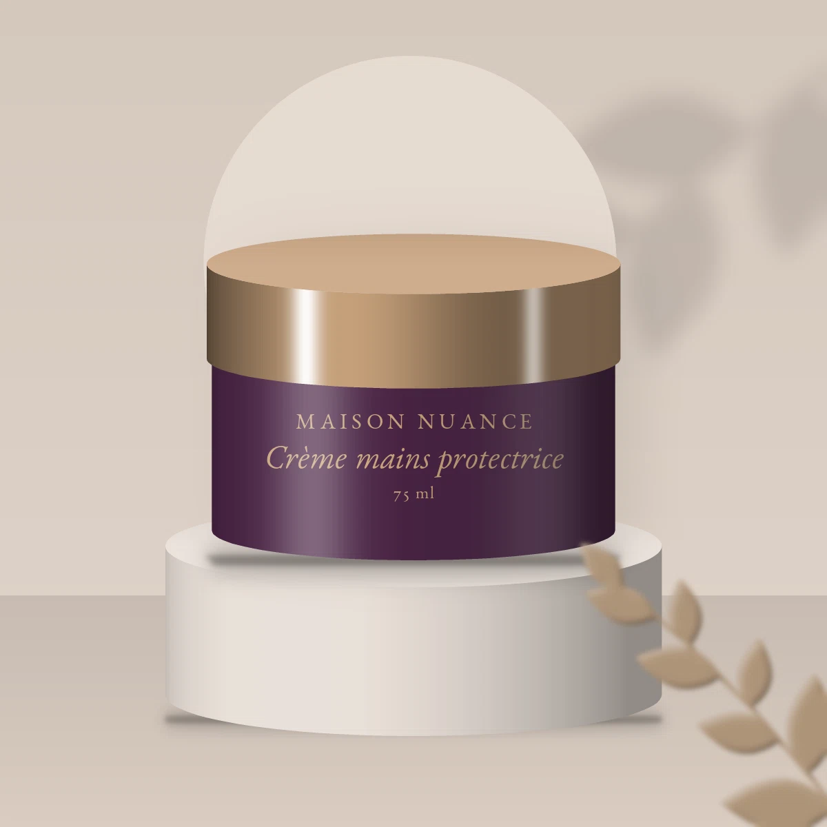 Crème mains et pieds protectrice à l'huile de noisette – Maison Nuance, photo d'ambiance