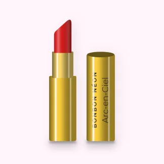 Rouge à lèvres haute pigmentation Arc-en-Ciel – Bonbon Néon, étui 3,8 g, teinte 30 Rouge feu