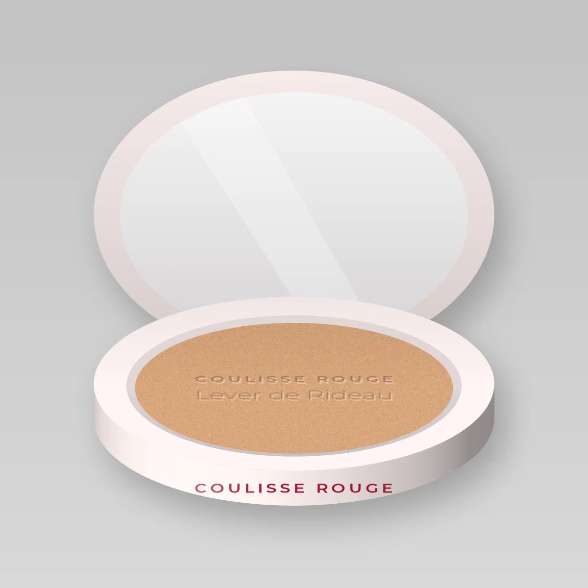 Terre de soleil longue durée Lever de Rideau – Coulisse Rouge, boîtier 10 g, teinte 01 Hâle léger