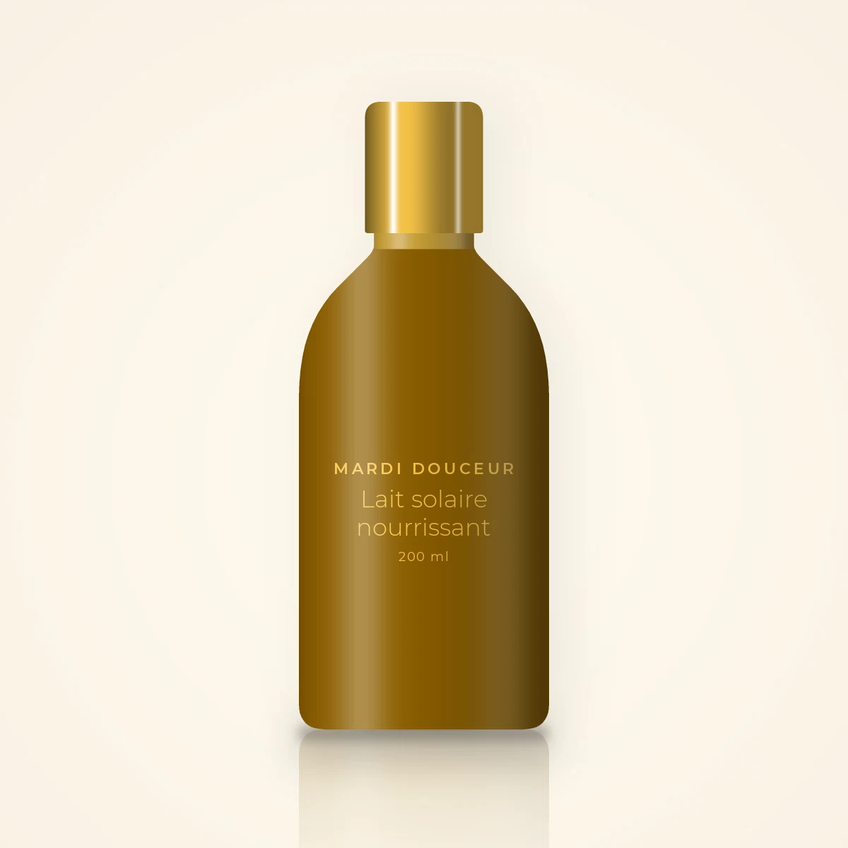 Lait solaire nourrissant à la vitamine E SPF 30 – Mardi Douceur, flacon 200 ml
