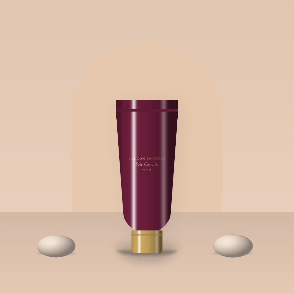 Correcteur haute couvrance Soie Carmin – Balcon Pourpre, photo d'ambiance