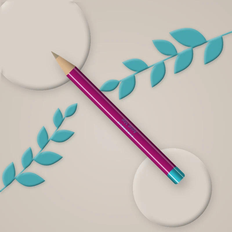 Crayon à sourcils Aplat Mat à l'huile de ricin – Chromalie, photo d'ambiance