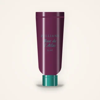 Masque visage Rose de l'Atlas à l'extrait de thé vert – Zelliane, tube 75 ml