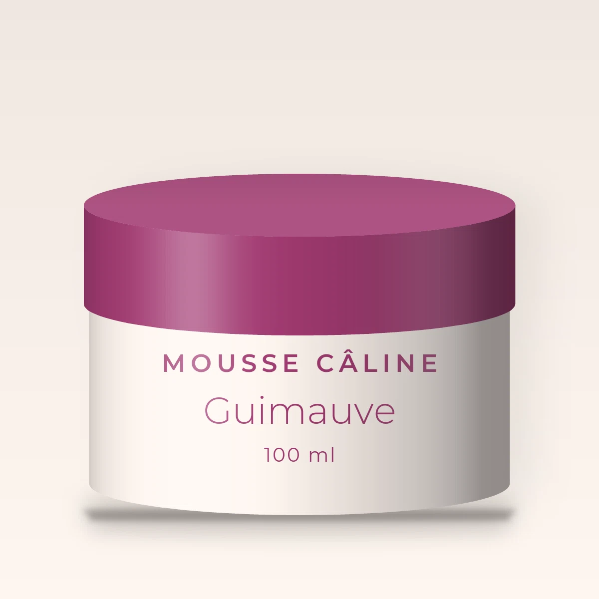 Crème mains Guimauve à l'huile d'argan – Mousse Câline, pot 100 ml
