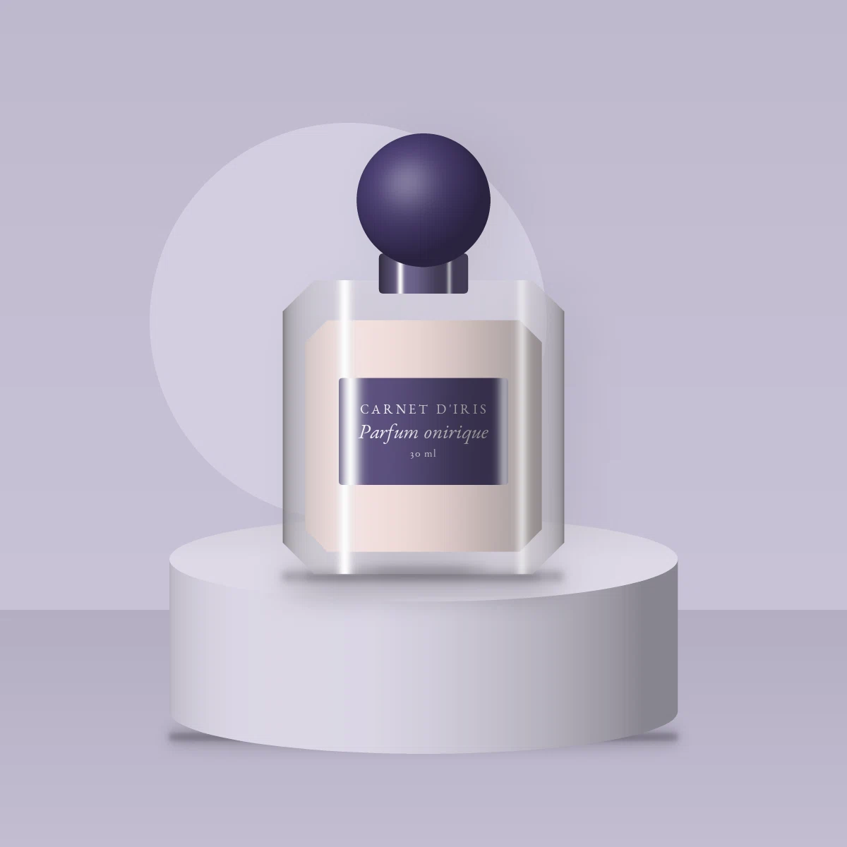 Parfum onirique au lys blanc pour femme – Carnet d'Iris, photo d'ambiance
