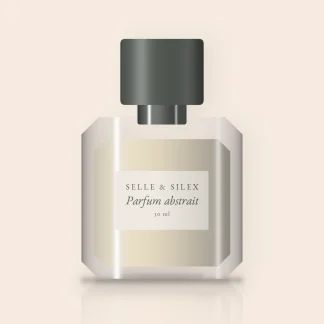 Parfum mixte abstrait au thé noir – Selle & Silex, flacon 30 ml