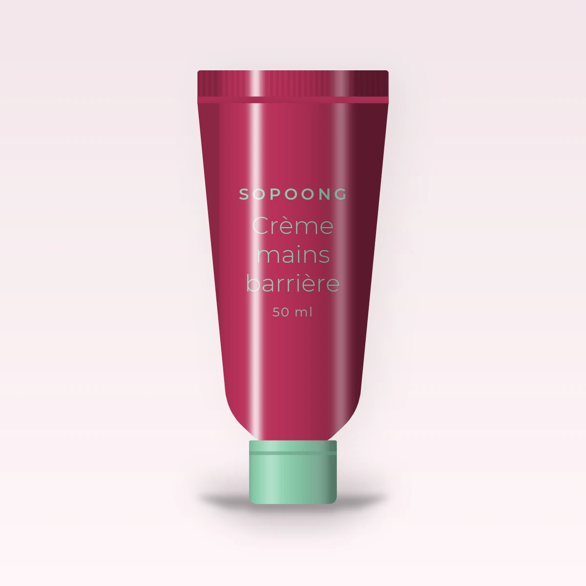 Crème mains et ongles barrière à la vitamine E – Sopoong, tube 50 ml